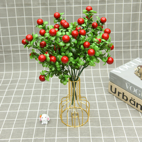 Wholesale artificial plants, artificial fruits, wealth fruit, auspicious fruit home decoration flower arrangement factory supply