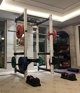 Half-frame squat rack multi-functional lounge home bench press stand pull-up company Smith color optional