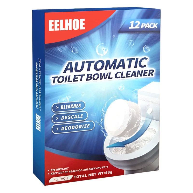 Таблетки для чистки унитазов EELHOE, очищающие, обеззараживающие, дезодорирующие, многофункциональные, удаляющие неприятные запахи, освежающие.