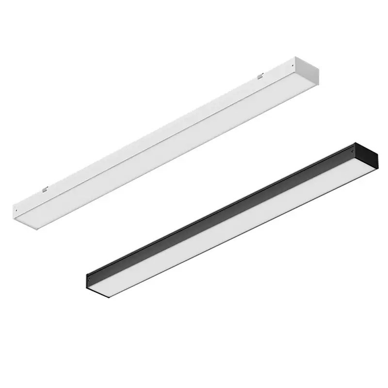 LED super brillante lámpara de oficina sin costura empalme lámpara de tira gimnasio centro comercial tienda modelado lámpara de cola personalizada