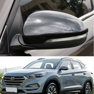 Other Automotive Exterior Supplies, 15-19 Models of Tucson: Rearview Mirror - rearview-mirror-cover-carbon-fiber