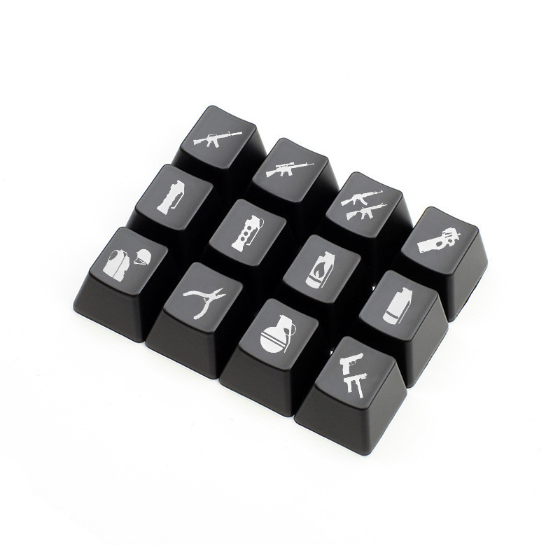 Custom Keycaps键帽定制机械键盘订做单个空白金属键帽PBT定做DIY|undefined