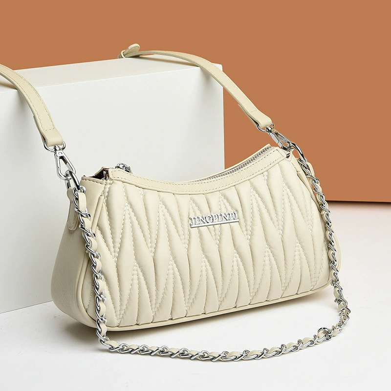 One-shoulder bag with diamond pattern, bag strap, shoulder bag, high-quality style