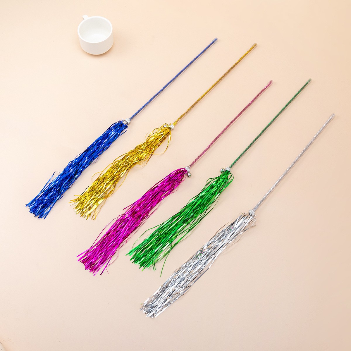 Resumen 58 gato borla divertido gato palo plástico varilla gato alivio juguetes interactivos tapados Amazon divertido gato palo al por mayor