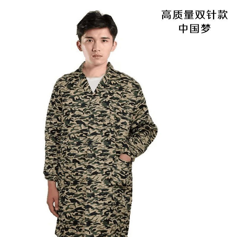 蓝大褂男女四季加厚长袖款搬运仓库工厂耐脏耐磨罩衣劳保可订印字|undefined