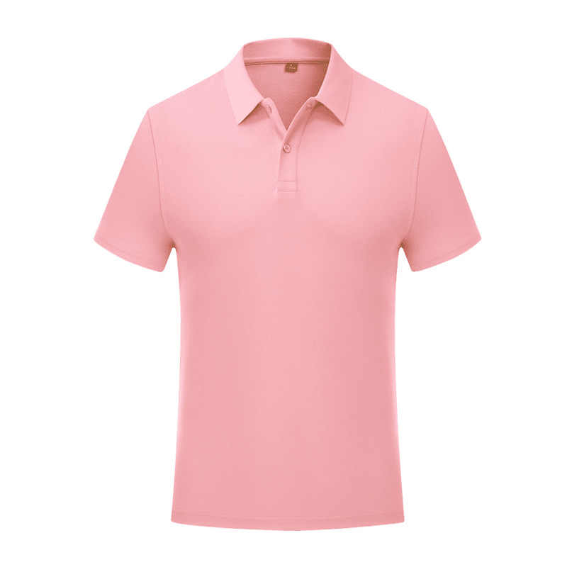De gama alta 5A antibacteriano suave transpirable durable hombres de verano solapa de manga corta de color sólido de seda de morera Polo personalización