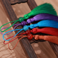 7CM Vertical Small Tassel Special Fine Polyester Ice Silk Fringe Earrings Bag Aromatherapy Aroma Sachet Bookmark Fringe Wholesale