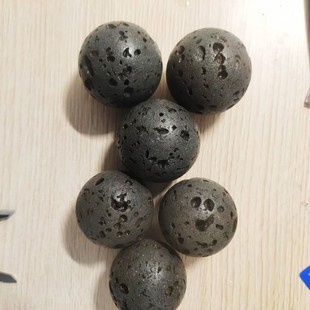Factory supply gray black volcanic ball diameter 5cm 5.5 hard volcanic ball