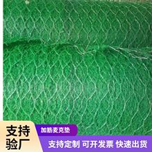 厂家现货加筋麦克垫镀锌加筋三维网垫双绞合六角防汛固堤铁丝网