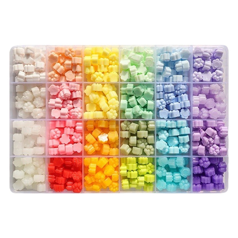 Un conjunto completo de sellos de pintura al fuego, fábricas de comercio exterior transfronterizas, granos de cera de pintura al fuego, accesorios de bricolaje en caja, almohadillas de desmoldeo para hornos al por mayor