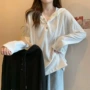 宽松显瘦秋季连帽打底衫