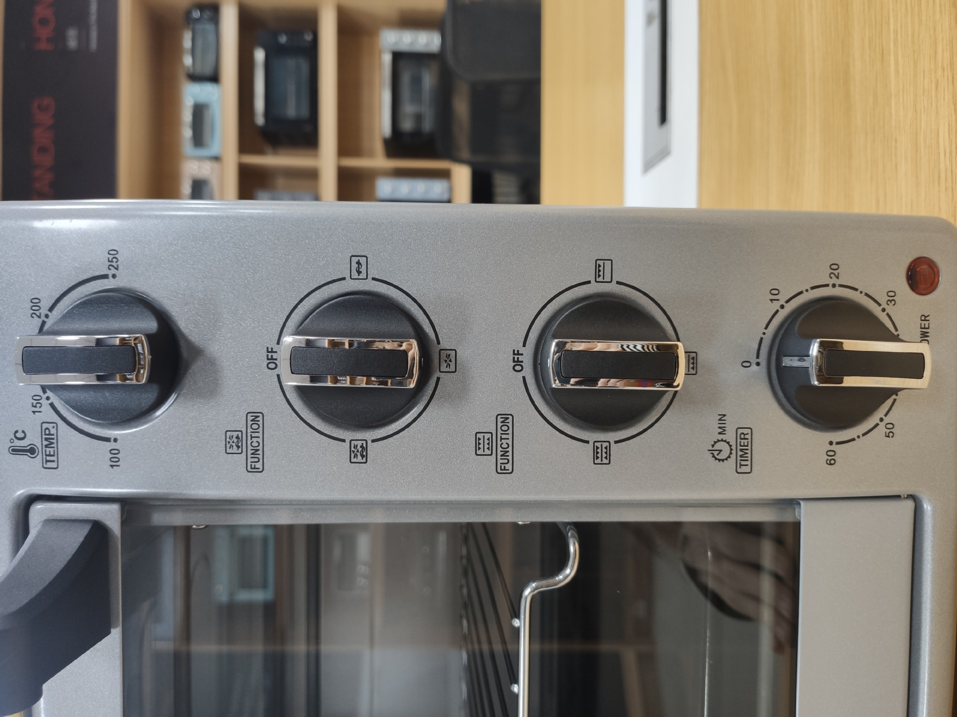 48L horno doméstico de comercio exterior gran capacidad multifuncional horno de convección visual fábrica a granel personalizado KS48