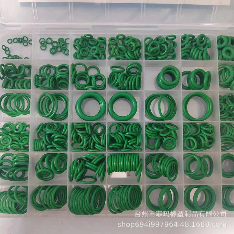 跨境专供595pcs橡胶圈修理盒 汽车空调O型圈维修盒机修工具套盒|undefined