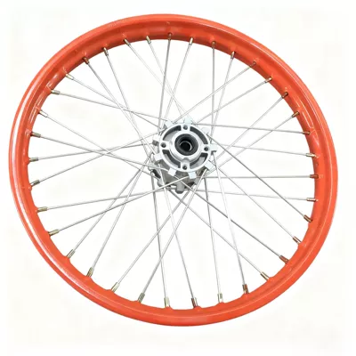 Hailing A1A3 Off-Road Motorcycle Modification Other brake systems - front-19-orange-wheels