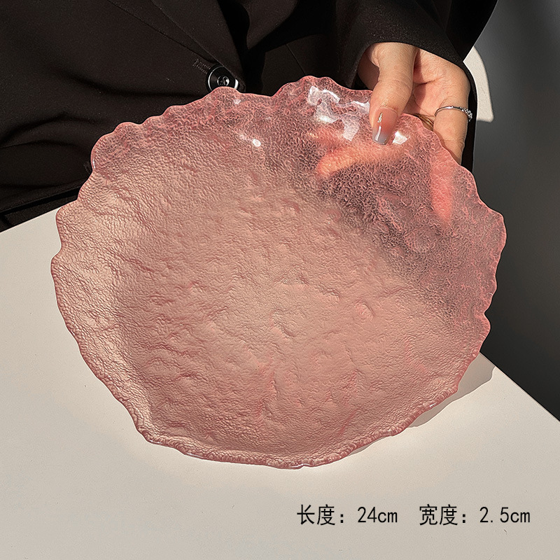 핑크 아이스 하트 디스크-대형