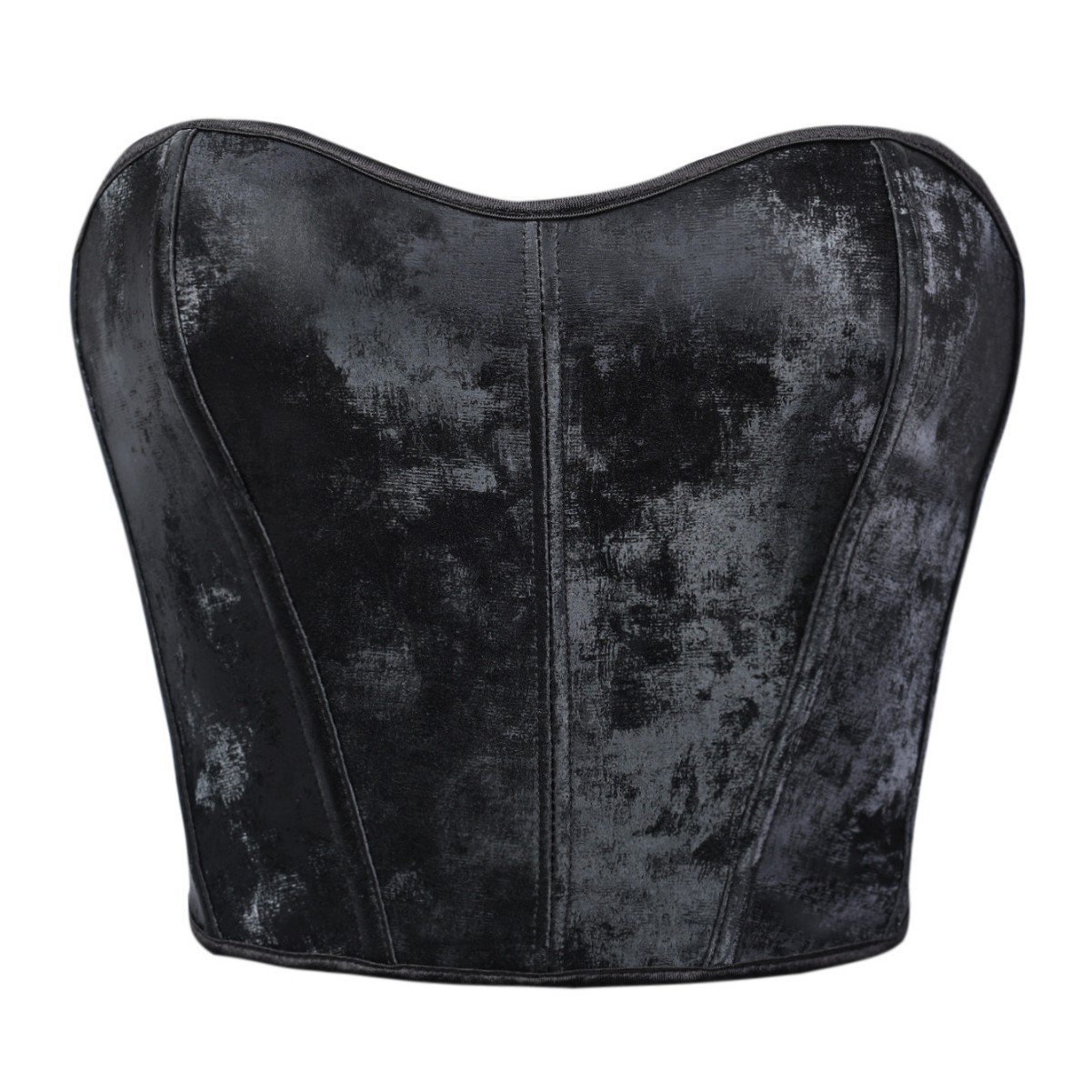 Corsé Reductor Sin Tirantes Bustier de Poliéster, Soporte de pecho, Control de abdomen
