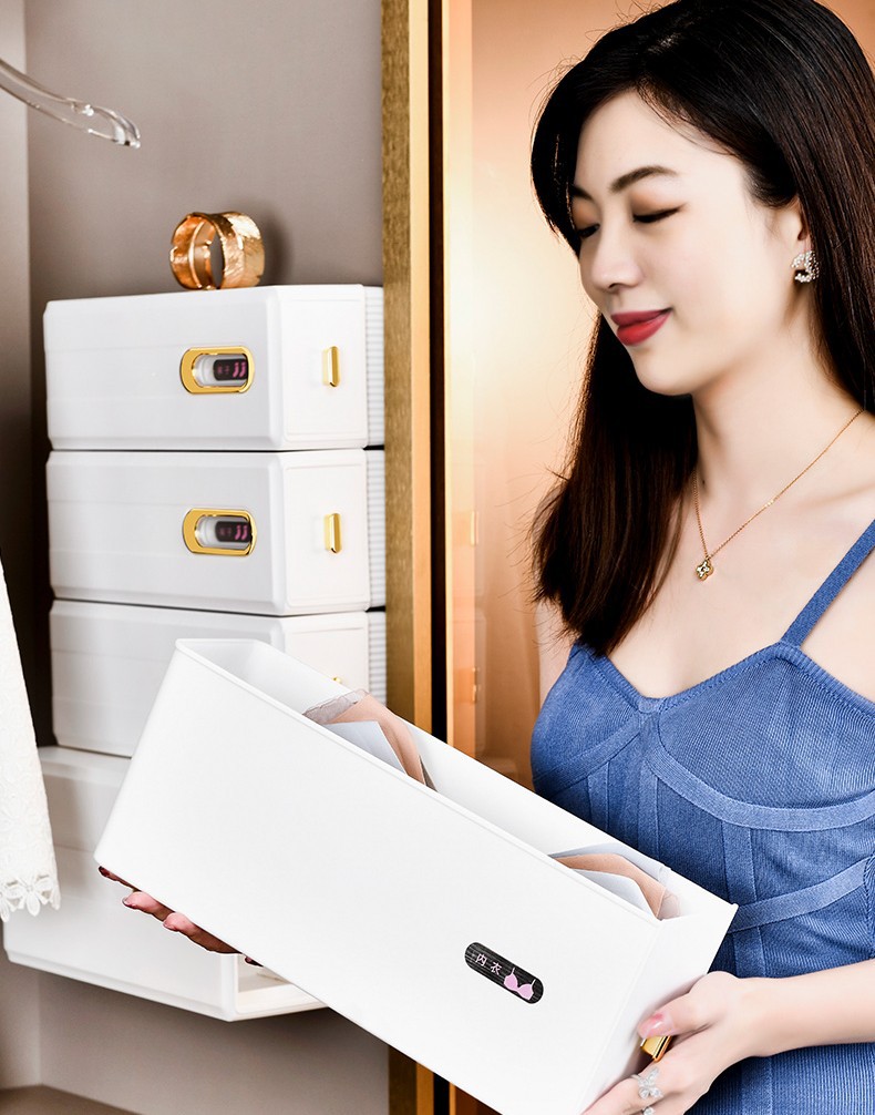新款内衣收纳盒壁挂抽屉式