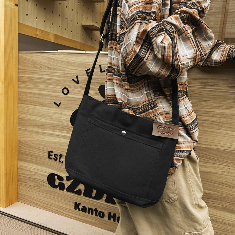 Bolso de lona para mujer 2024 nuevo bolso de viaje simple bolso de mano informal bolso de mensajero de hombro para estudiantes