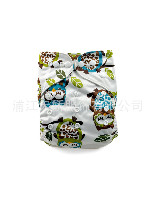 メーカークロスボーダー赤ちゃんおむつ洗える尿不湿通気性プリントトレーニングパンツcloth diaper|undefined