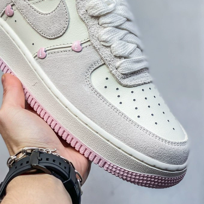 Кеды (Nike Air Force 1) низкие, дизайн ко Дню святого Валентина, повседневные