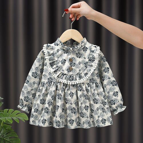 Baby Autumn/Winter Protective Waterproof and Stain-Resistant Apron for Eating, Baby Bib, Non-Fussy Outerwear Children's Cover-Up Clothing