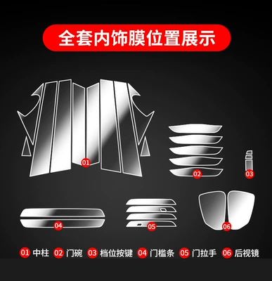 Car interior film — Instrument Screen Car Interior Film - x1-interior-set-tpu-soft-film