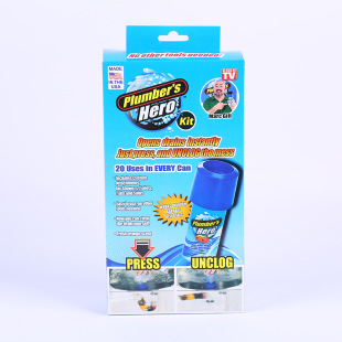 Sewer Pipe Dredge Plumber's Hero Toilet Toilet One-Shot Dredge Sink Dredge