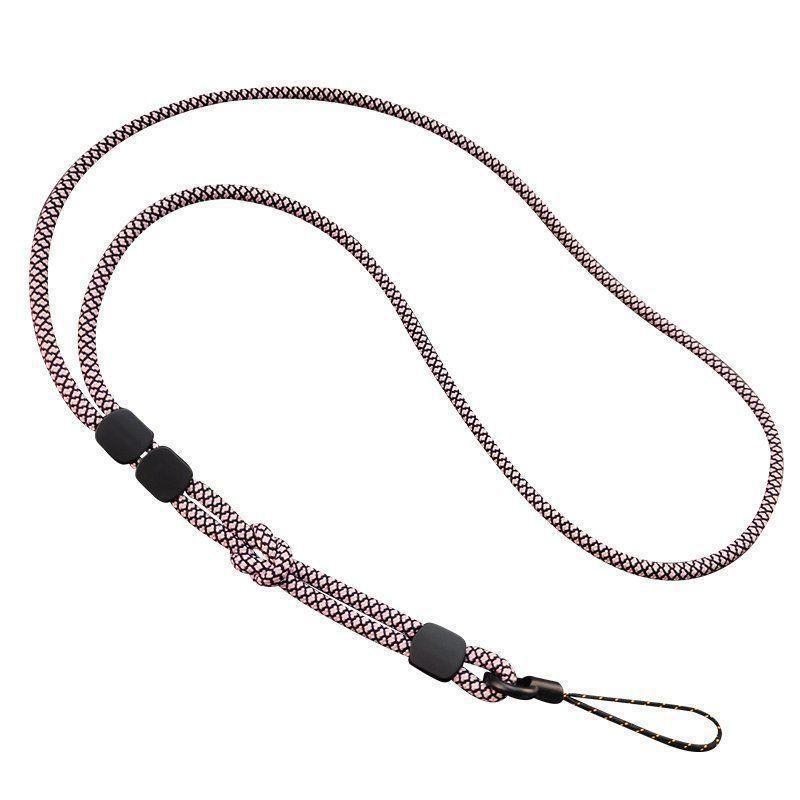 Cordón de teléfono móvil Halter largo simple de doble uso cordón ajustable desmontable Cadena de teléfono móvil caja de teléfono sólido anti-perdido