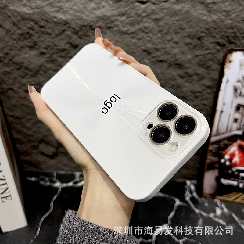 Стеклянный защитный чехол для телефона Apple iPhone 17, 17 Pro, 17 Pro Max, титаново-серый, защита от падения