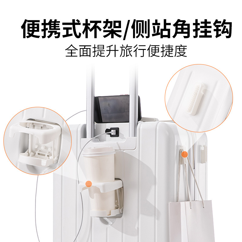 Caja de la carretilla del equipaje para las mujeres 20 pulgadas 2023 nueva carga de gran capacidad 24 de embarque Contraseña de Viaje Funda de cuero para los hombres 26