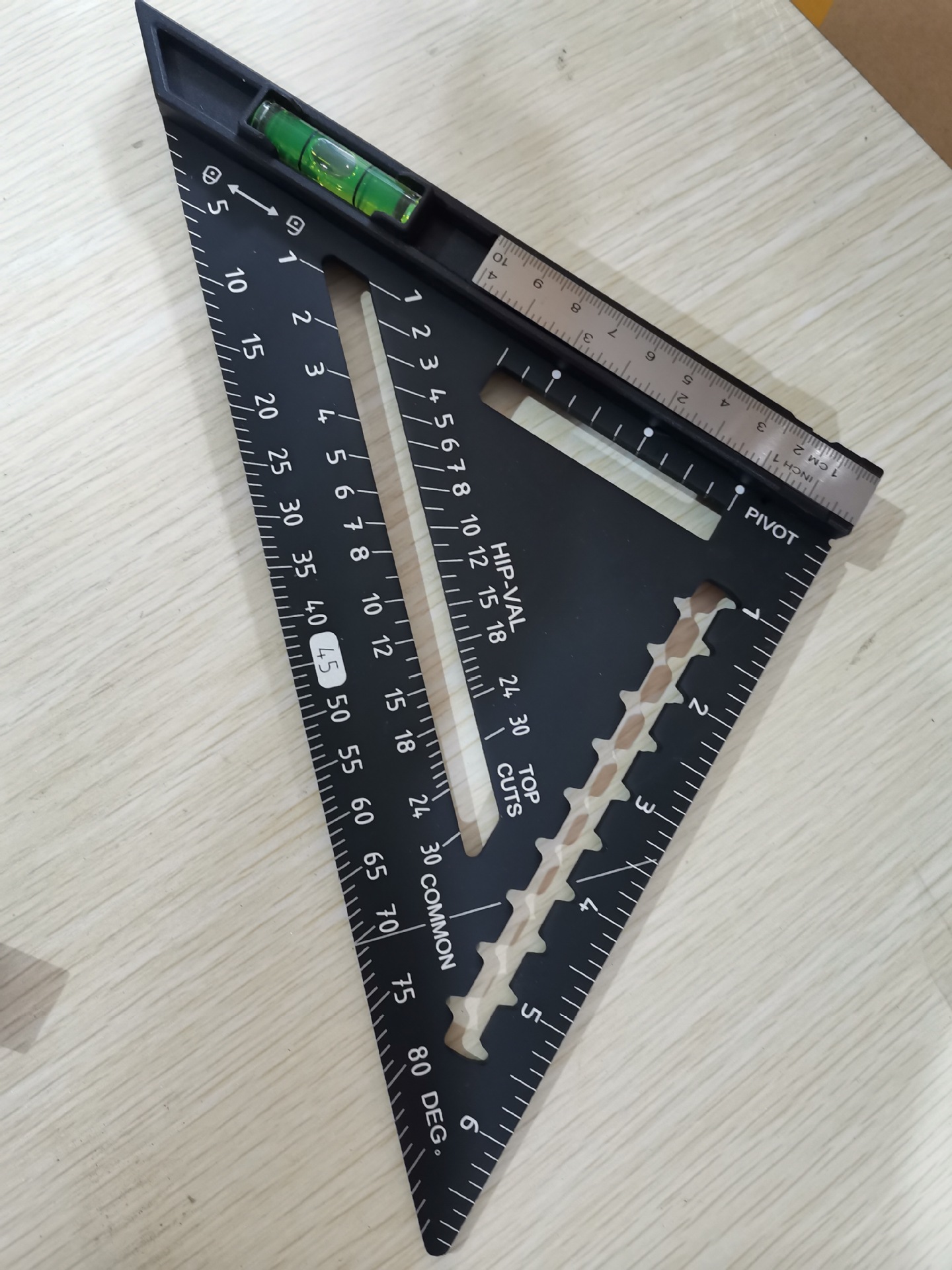 분리형 알루미늄 합금 삼각판 - 블랙