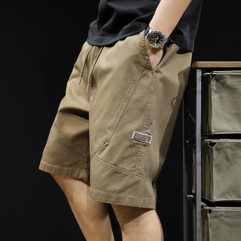 American-Style Work Shorts for Men, Summer 2025 New Large Size Casual Mid-Length Pants, Trendy Brand for Summer Wear American-Style Work Shorts for Men, Summer 2025 New Large Size Casual Mid-Length Pants, Trendy Brand for Summer Wear