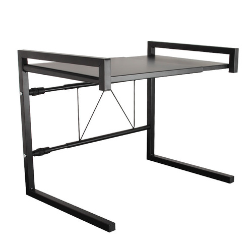 Countertop household kitchen microwave oven storage rack retractable kitchen rice cooker induction cooker seasoning bottle storage rack