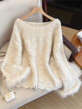 ����㼑��Lˮ��ëƴ��ë��Ů2024�ﶬ��a��mm�Ӻ��黨ᘿ�������