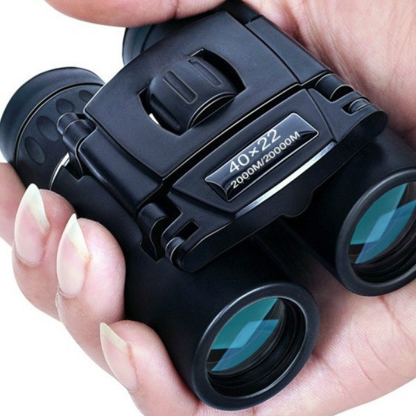 跨境 折叠 双筒望远眼镜工厂高倍清微光夜视户外袖珍迷你40X22&