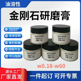 研磨膏;抛光膏;人造磨料