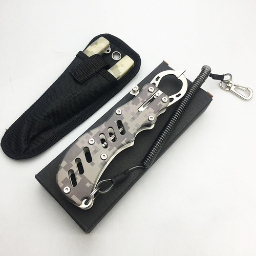 Camouflage Lure Pliers Fish Controller Set Multifunctional Fishing Pliers Fish Taker Binding Hook Pliers Unhooking Pliers Equipment Collection