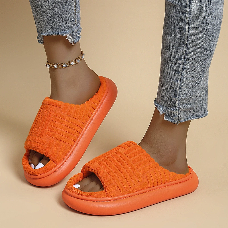 Summer slippers platform, 2022, for import, plus size