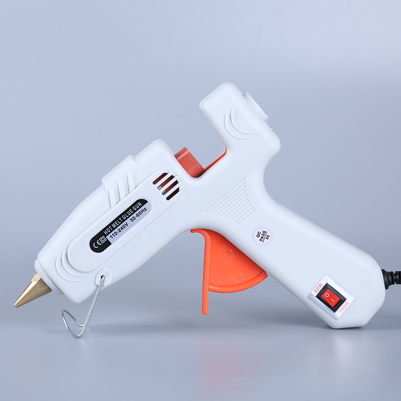 Fábrica directa multi-potencia pistola de fusión en caliente 20W30W60W80W pistola de pegamento en caliente en stock pistola de pegamento en caliente varilla de pegamento transfronteriza