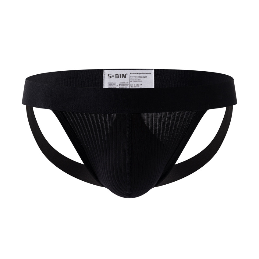 Slip bikini sexy da uomo in cotone traspirante u-convex_voghion.com