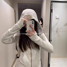 LuLu同款抓绒Scuba修身全拉链连帽卫衣开衫外套长袖瑜伽卫衣秋冬