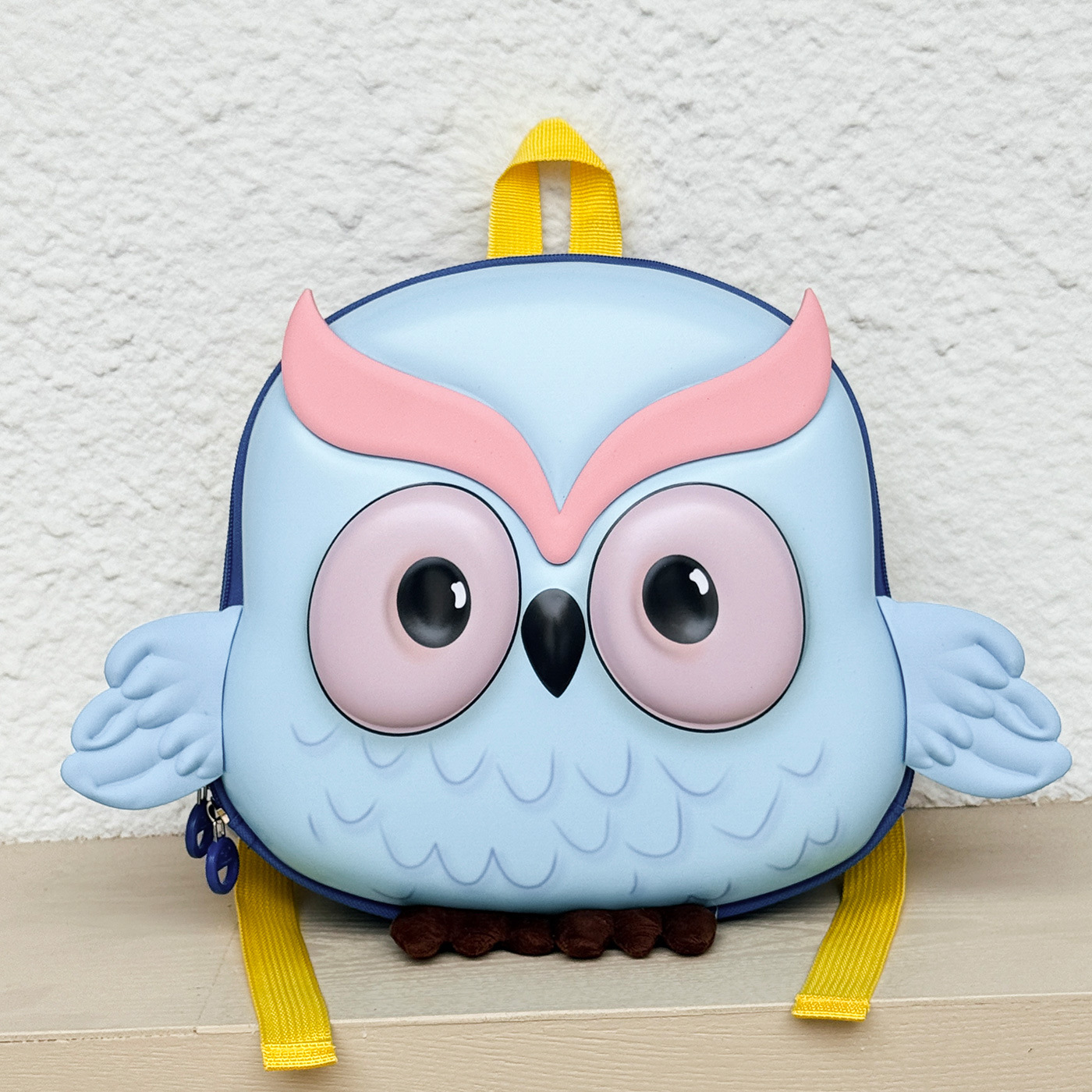 Jardín de infantes, mochila de huevo para bebés, mochila infantil transfronteriza, búho encantador, mochila para niños