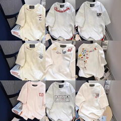 13 行 2025 夏の新韓国スタイル半袖 Tシャツ女性の綿ルーズ半袖トップス女性の卸売供給