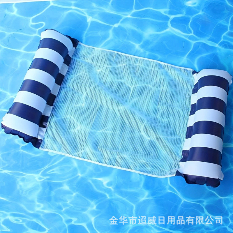 2 tubos hinchables flotantes hamaca acuática silla de sillín tumblr almohadilla flotante multifuncional material PVC antiadherente