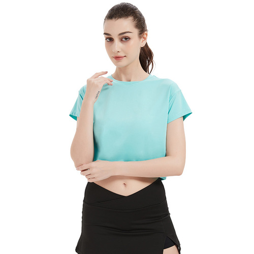 Sketu cross-border loose large-size yoga suit, women's summer quick-drying breathable fitness suit, training, running, sports smock