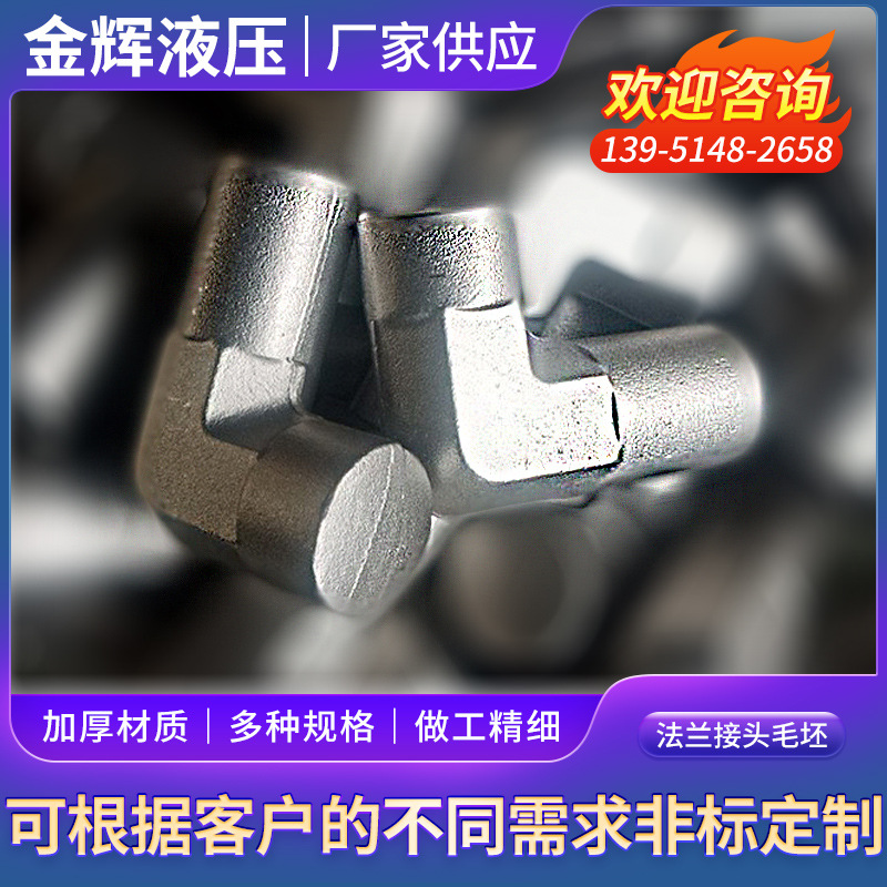 厂家供应 不锈钢法兰接头毛坯 SAE法兰 液压设备 管件批发