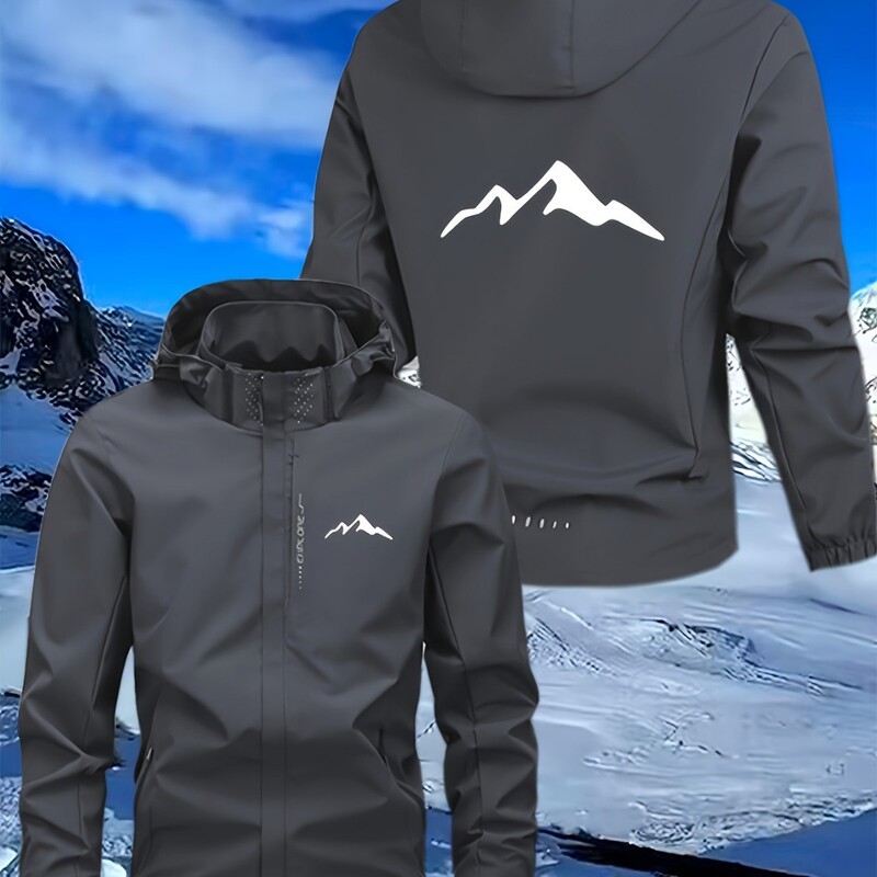 Men's New Style Hooded Detachable Outdoor Lightweight Jacket-- Wear-Resistant Fabric, Waterproof Men's New Style Hooded Detachable Outdoor Lightweight Jacket-- Wear-Resistant Fabric, Waterproof