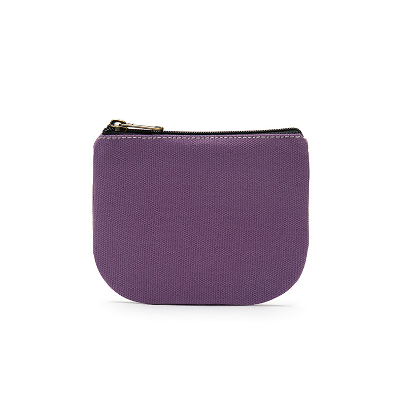 ブレンドンブランド 無地キャンバス小銭入れ コインバッグ 高級YKKオリジナル生地 手描き収納袋