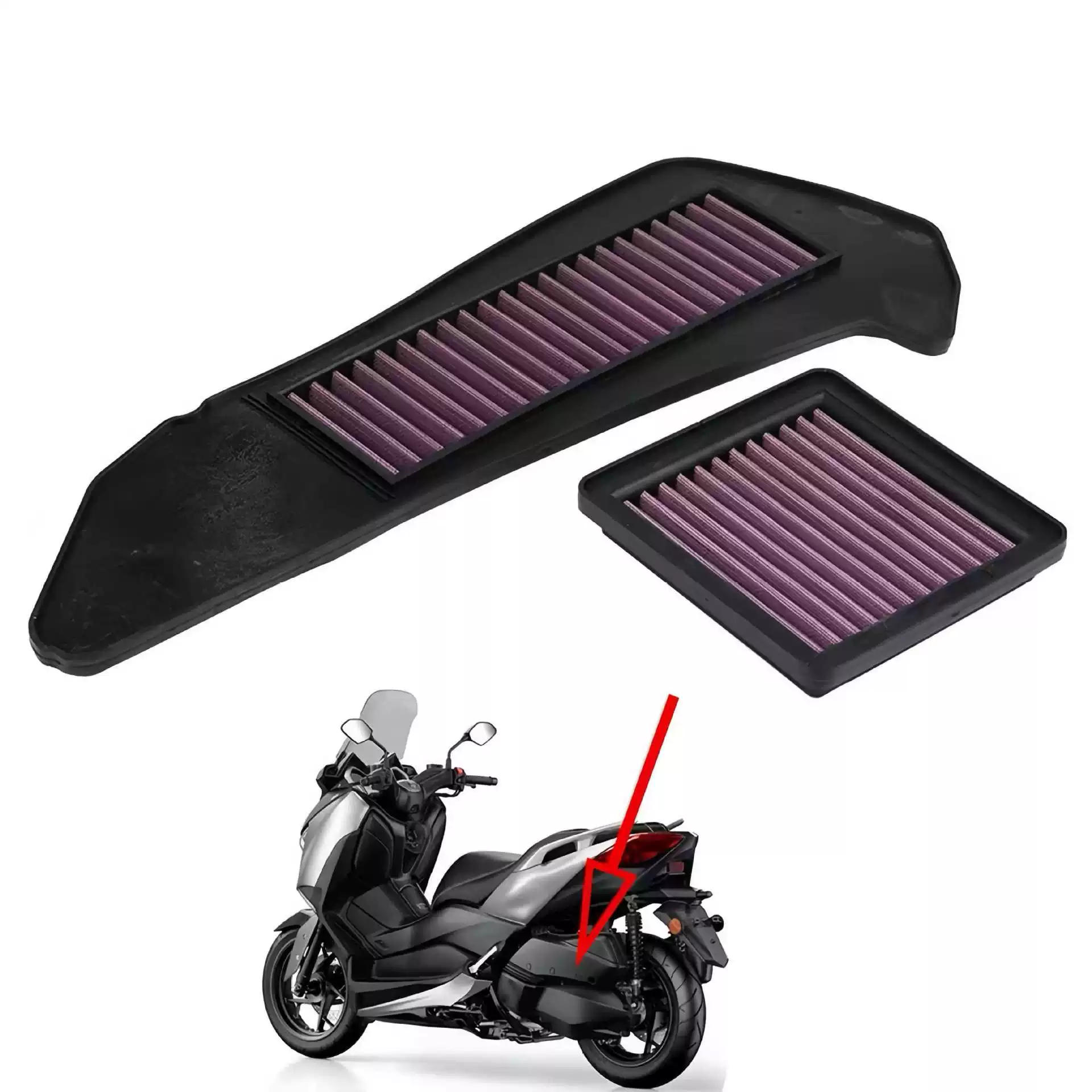 Прямые продажи с завода, подходит для Yamaha XMAX 250 XMAX300 воздушный фильтр сетка, чистый воздушный фильтр