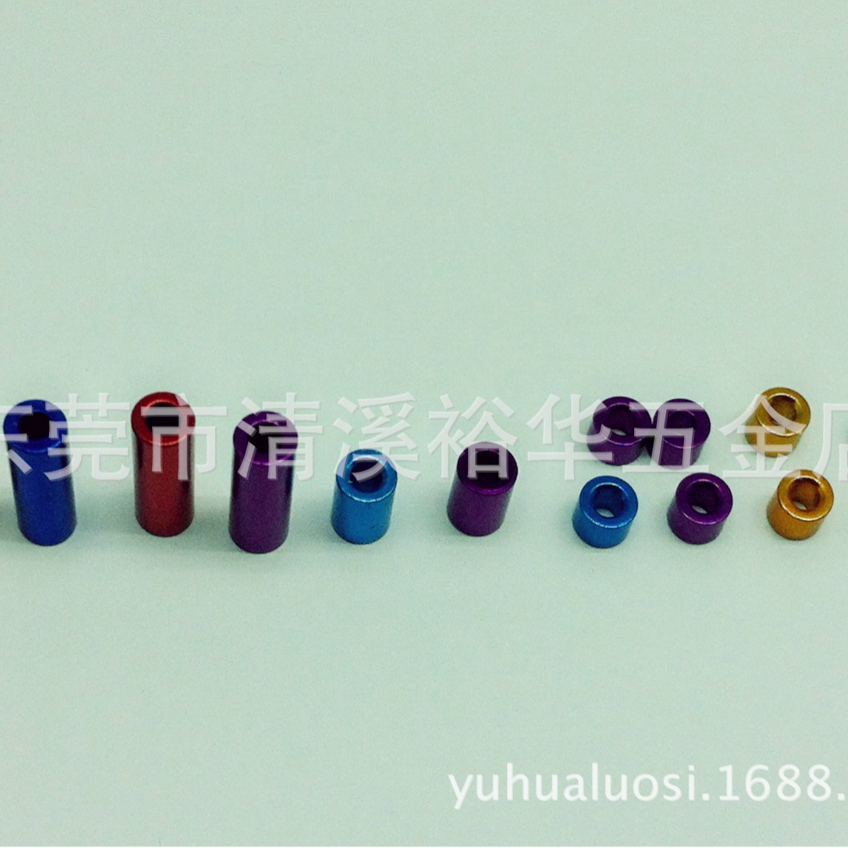 厂家直销 四驱车配件 红色阳极多彩铝管